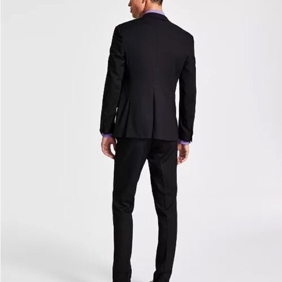 Kenneth Cole Reaction
Men's Ready Flex Slim-Fit Suit black 36 reg 29W NWT - Picture 4 of 12